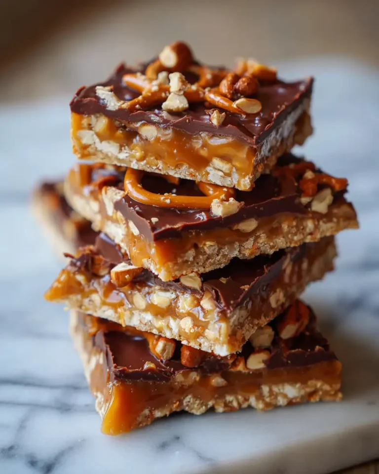 Irresistible Quick No-Bake Salted Caramel Pretzel Bars You Need to Try - Featured Image