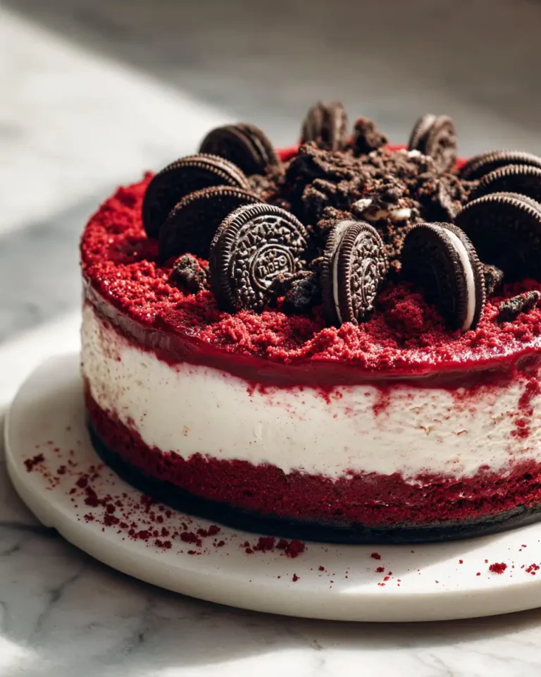 Decadent Red Velvet Oreo Cheesecake Recipe You Have to Try - Featured Image