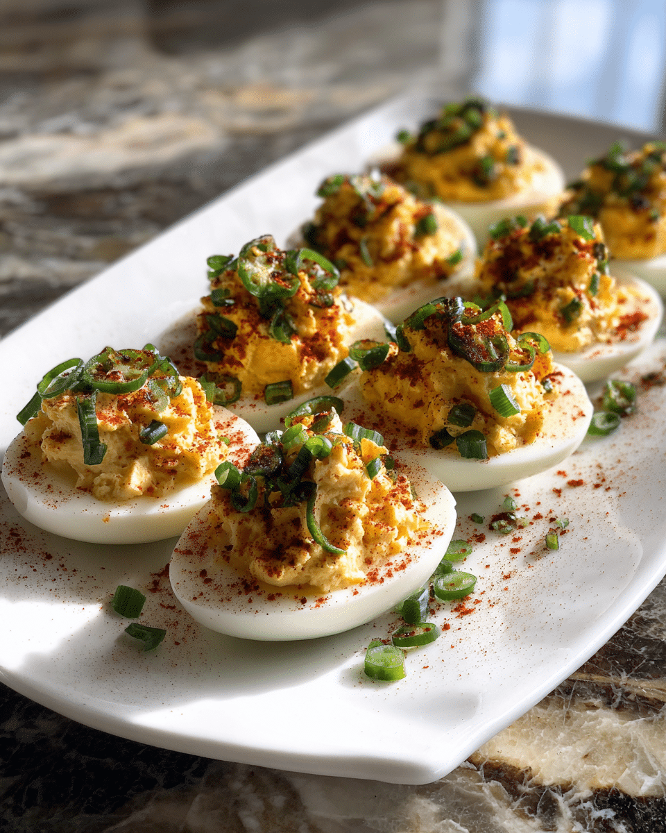Final dish - Spicy Jalapeño Popper Deviled Eggs That Ignite Your Taste Buds