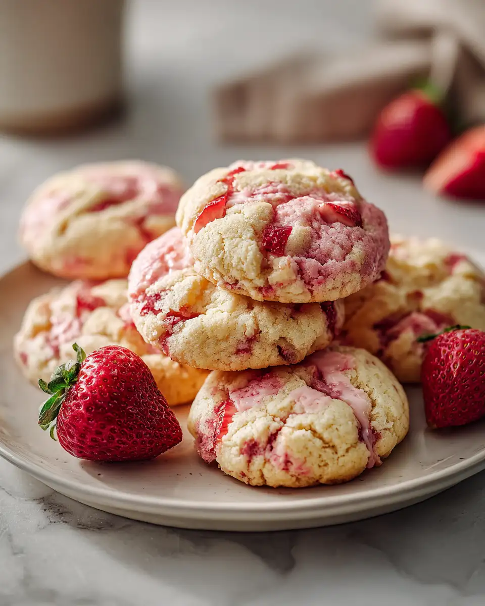 Irresistible Strawberry Cheesecake Cookies You Have to Try - Featured Image