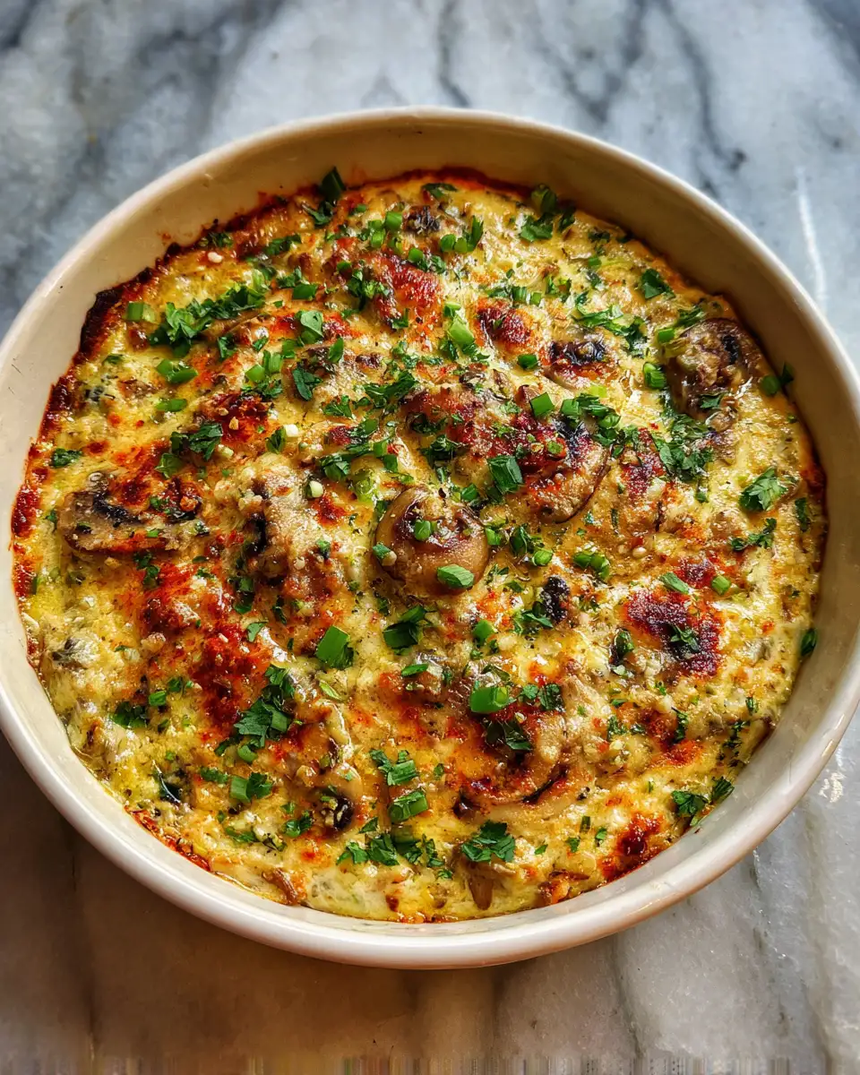 Final dish - Irresistible Stuffed Mushroom Dip That Will Steal the Show
