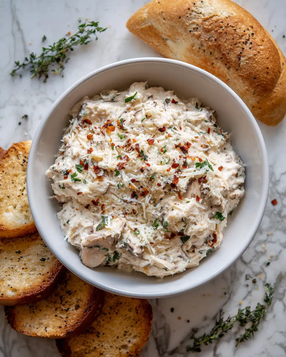 Ingredients for Irresistible Stuffed Mushroom Dip That Will Steal the Show