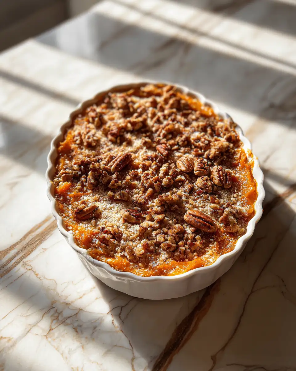 Final dish - Irresistible Sweet Potato Casserole Copycat Recipe You Need to Try