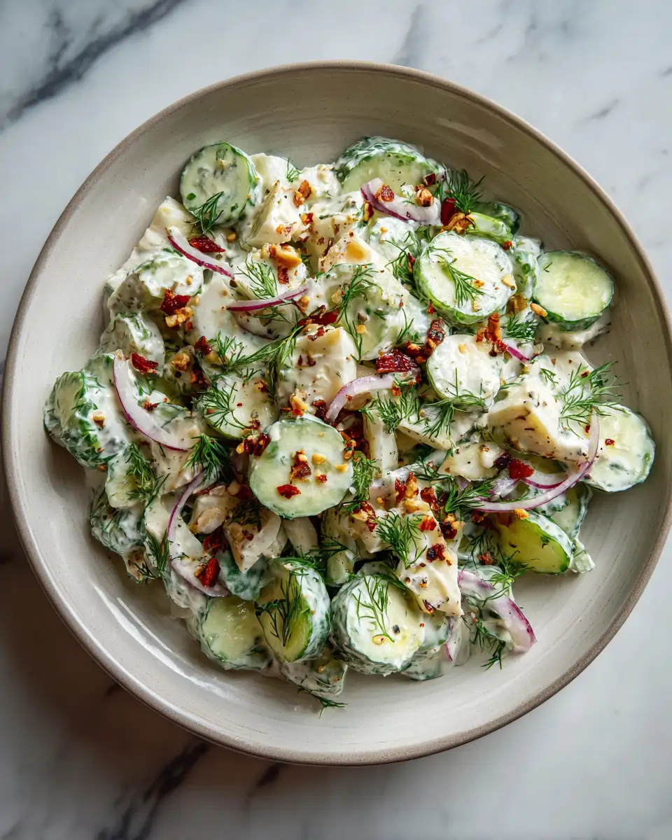 Final dish - Crunchy Cucumber Ranch Crack Salad You Need to Try Today