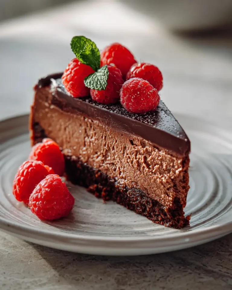Decadent Dark Chocolate Raspberry Cheesecake Recipe That Will Wow Your Taste Buds - Featured Image