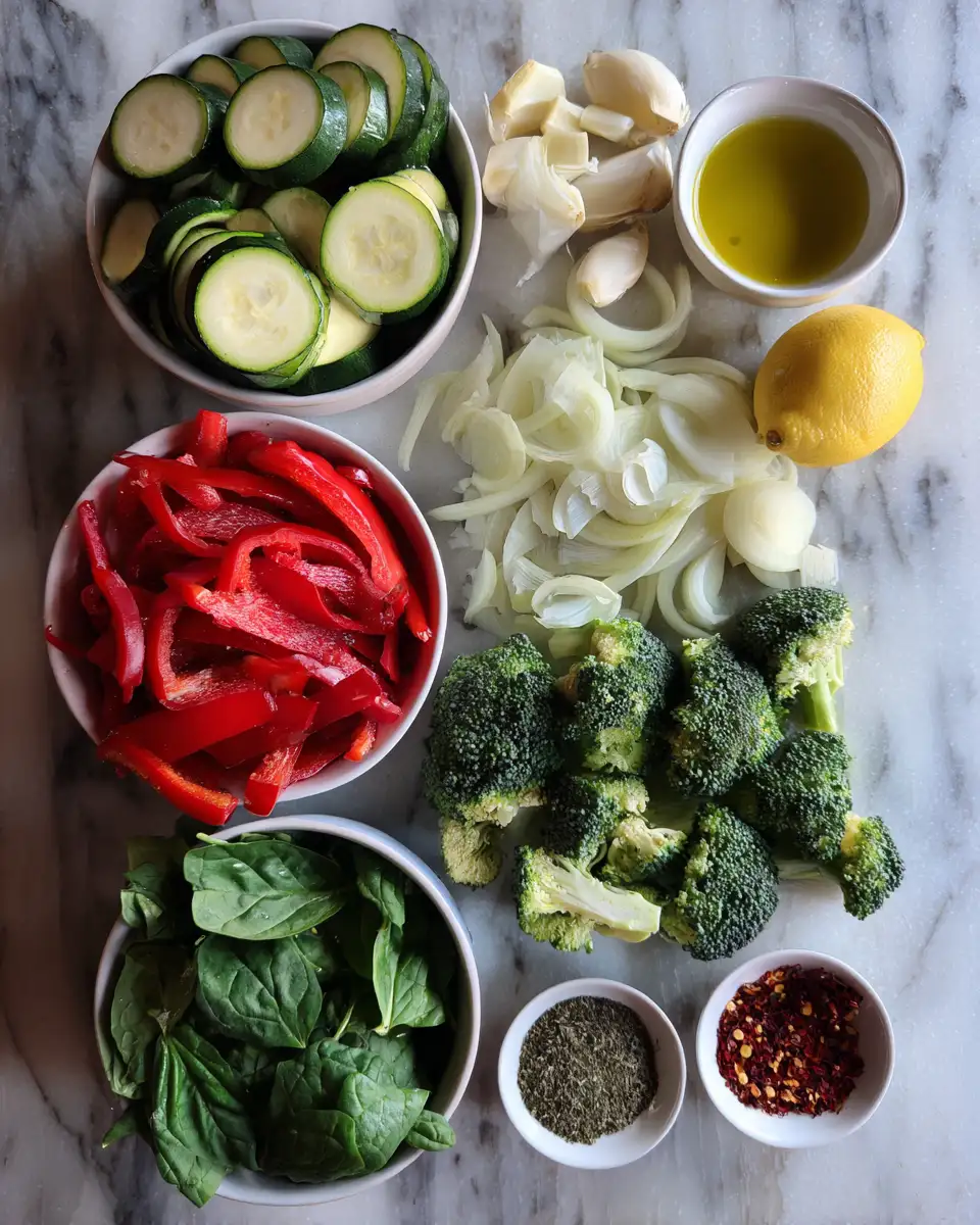 Ingredients for Delicious and Nutritious Sauteed Vegetables That Will Transform Your Meals