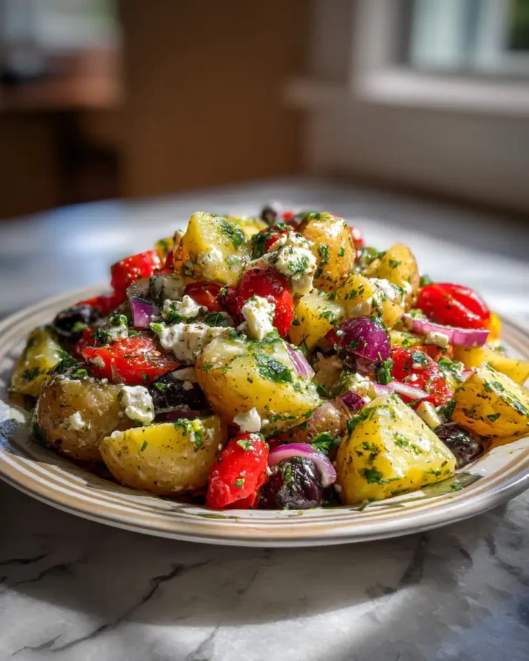 Delicious Homemade Greek Potato Salad Recipe That Will Elevate Your Summer Meals - Featured Image