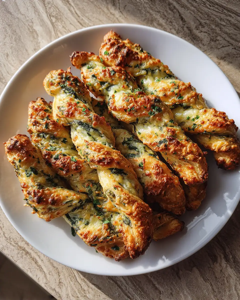 Irresistible Parmesan and Spinach Cheese Twists You Have to Try 7 Final dish - Irresistible Parmesan and Spinach Cheese Twists You Have to Try