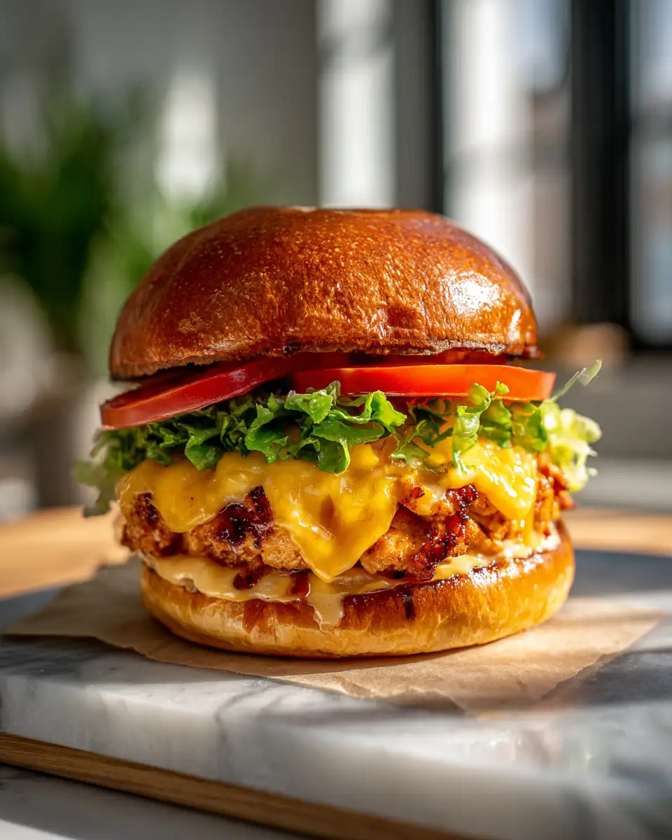 Final dish - Ultimate Fiery Chipotle Chicken Burger Recipe That Will Ignite Your Taste Buds