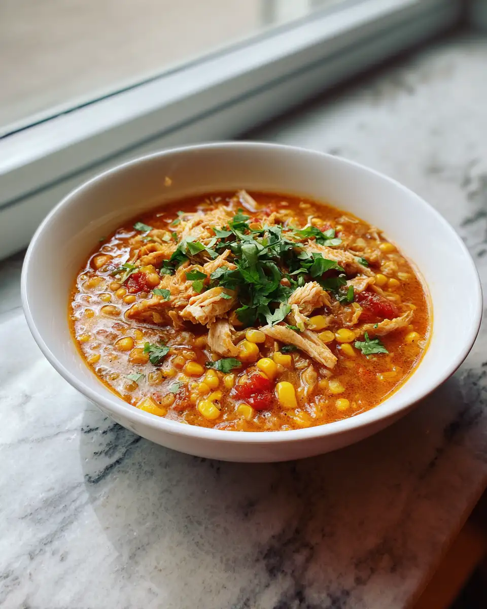 Hearty Street Corn Chicken Chili Recipe That Will Warm Your Soul 7 Final dish - Hearty Street Corn Chicken Chili Recipe That Will Warm Your Soul