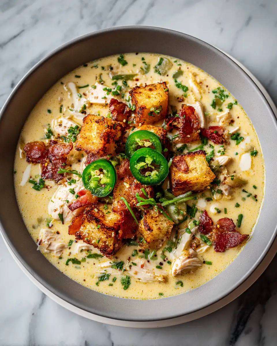 Spicy Jalapeño Popper Chicken Soup That Warms and Delights 7 Final dish - Spicy Jalapeño Popper Chicken Soup That Warms and Delights