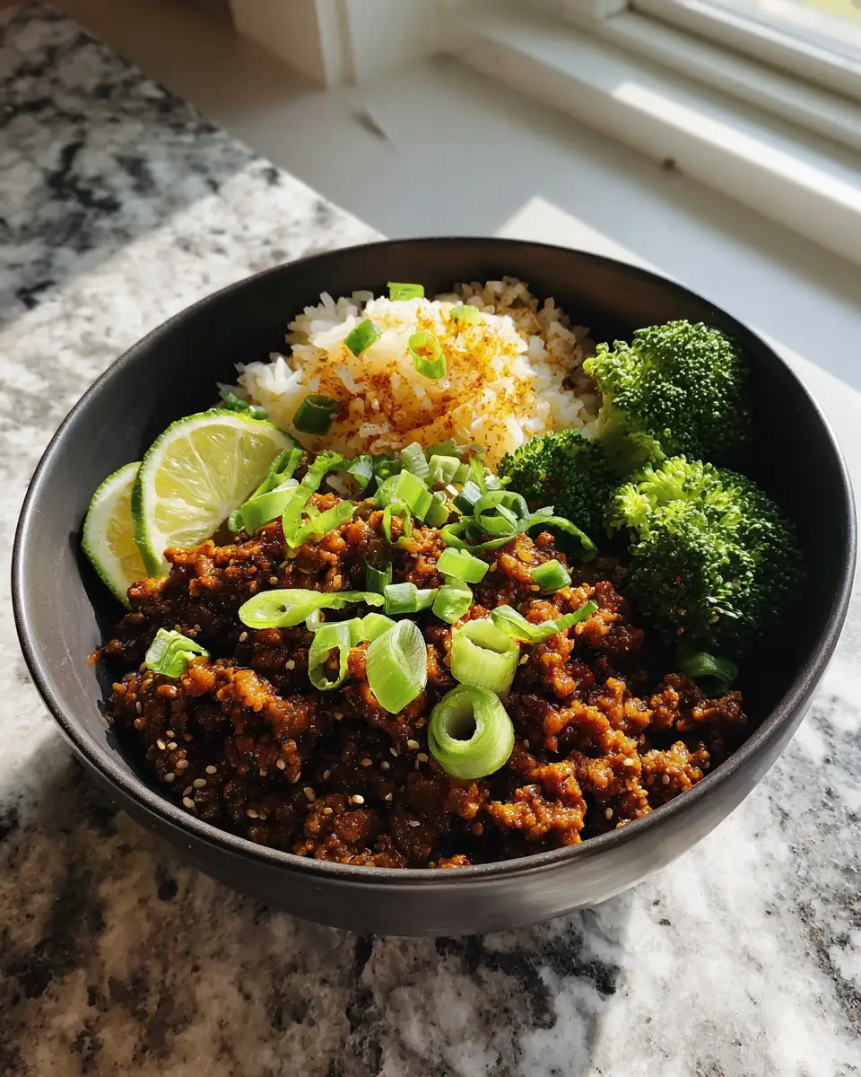 This Sweet and Spicy Ground Beef Hot Honey Bowl Will Ignite Your Taste Buds 5 Ingredients for This Sweet and Spicy Ground Beef Hot Honey Bowl Will Ignite Your Taste Buds