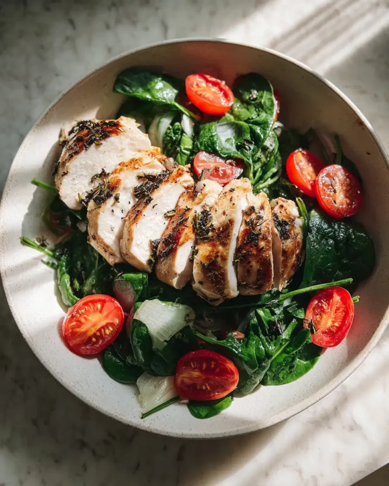 Savor the Flavor of Balsamic Chicken Breast with Spinach and Tomatoes - Featured Image