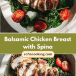 Savor the Flavor of Balsamic Chicken Breast with Spinach and Tomatoes