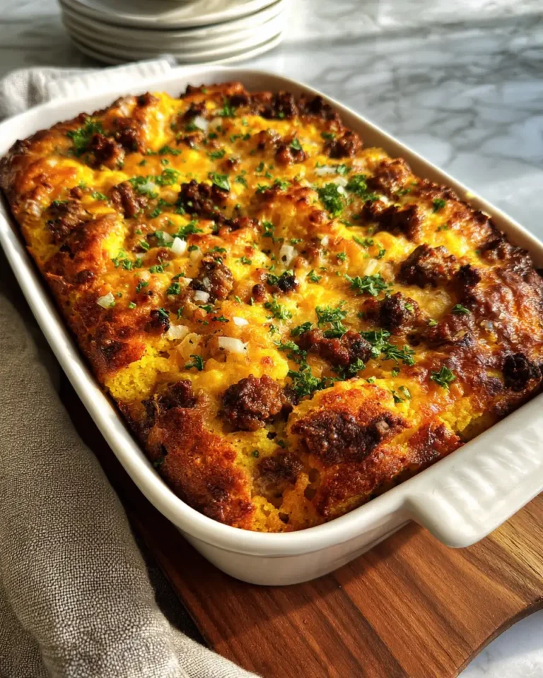 Hearty Cowboy Cornbread Casserole Recipe That Will Steal the Show - Featured Image