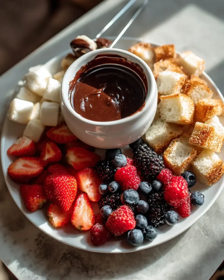 Fondue for Two Chocolate and Berries Bliss - Featured Image