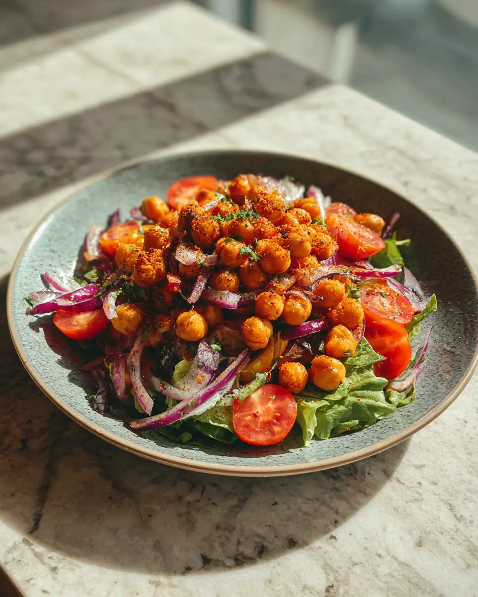 Final dish - Fresh and Flavorful Mediterranean Chickpea Salad Recipe to Brighten Your Day