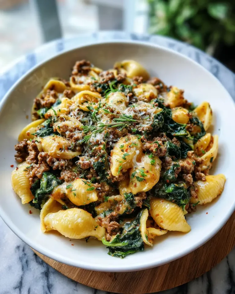 One-Pot Creamy Beef and Shells Recipe for Easy Comfort Dinner - Featured Image
