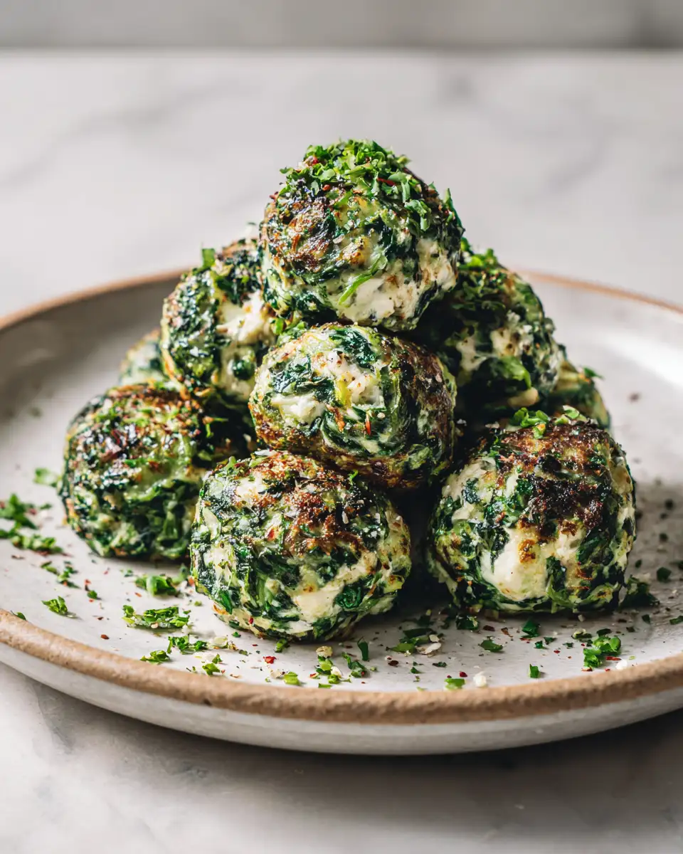 Final dish - Deliciously Easy Spinach and Ricotta Balls to Elevate Your Snack Game