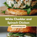 Mouthwatering White Cheddar and Spinach Chicken Burgers You Need to Try